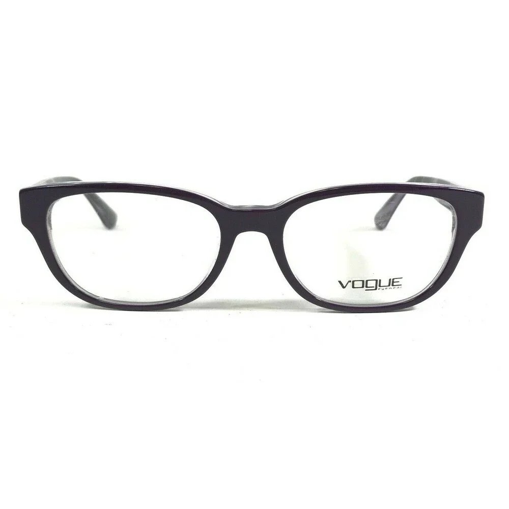 Vogue Eyeglasses Frames VO2747 2002 Purple Clear Cat Eye Round 52-17-140